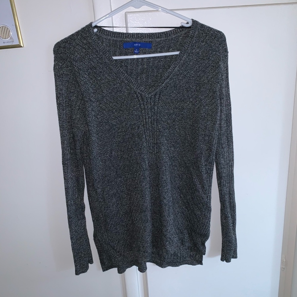 Gray sweater
